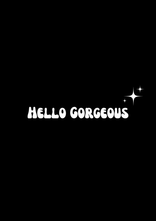 Innenspiegel Autosticker Hello Gorgeous