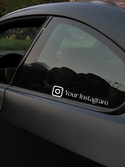 Personalisierte Schriftzüge - Instagram/Icon (Feld Personalisierung Angeben)