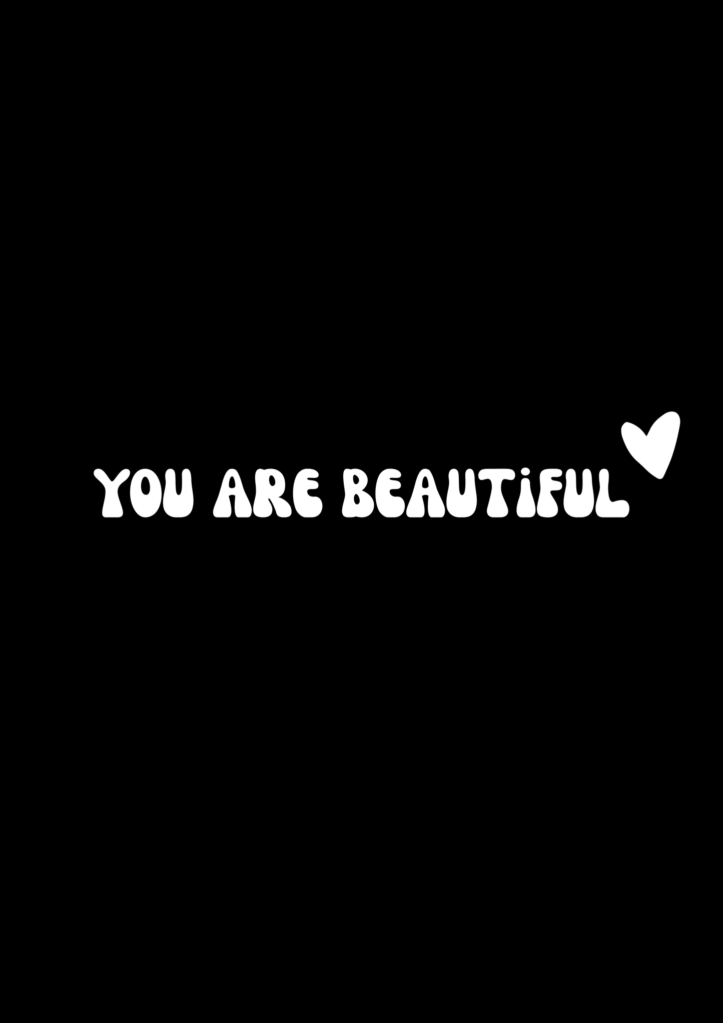Innenspiegel Autosticker You are beautiful