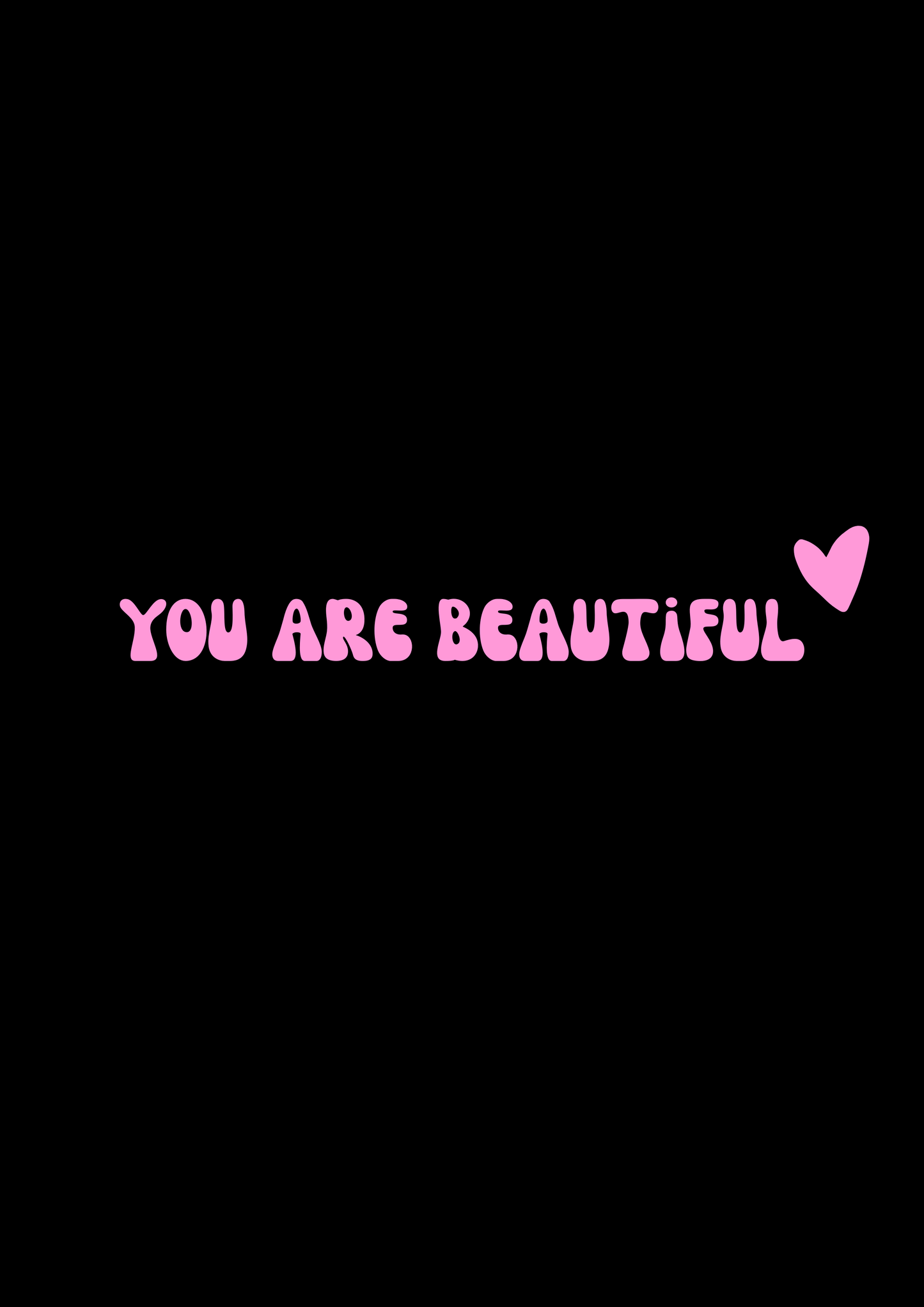 Innenspiegel Autosticker You are beautiful