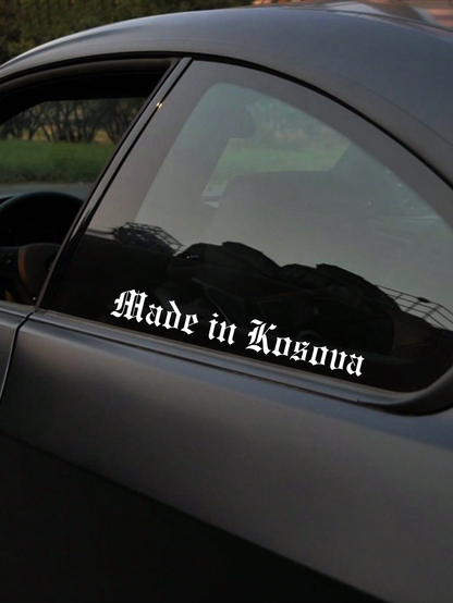 Schriftstil-Muster - Made in Kosova