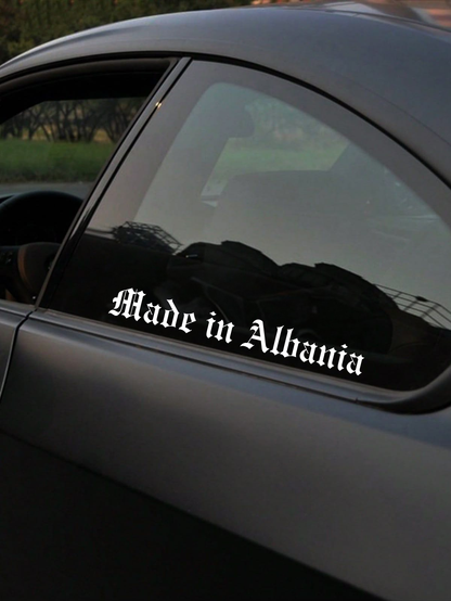 Schriftstil-Muster - Made in Albania