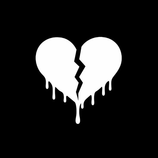 Sticker-Motiv - Broken Heart