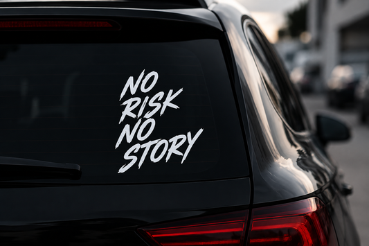 Sticker-Motiv - No Risk, No Story!